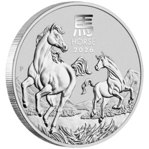 Perth Mint 2026 Lunar Horse Silver Coin - 1 oz Perth Mint 2026 Lunar Horse Silver Coin - 1 oz