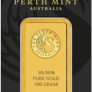 Perth Mint Kangaroo Gold Bar - 100g