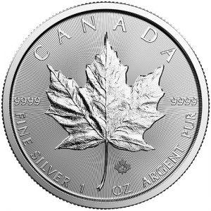 Royal Canadian Mint Silver Maple Leaf Coin - 1oz