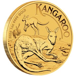 Perth Mint Australian Kangaroo 2025 1oz Gold Bullion Coin