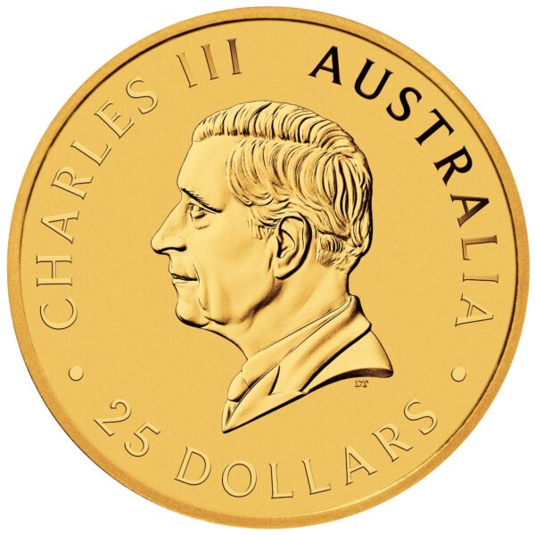 Perth Mint Australian Kangaroo 2025 1/4oz Gold Bullion Coin