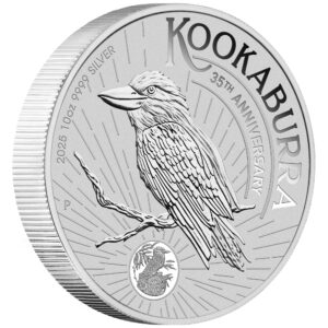 Perth Mint Australian Kookaburra 35th Anniversary 2025 10 oz Silver Bullion Coin